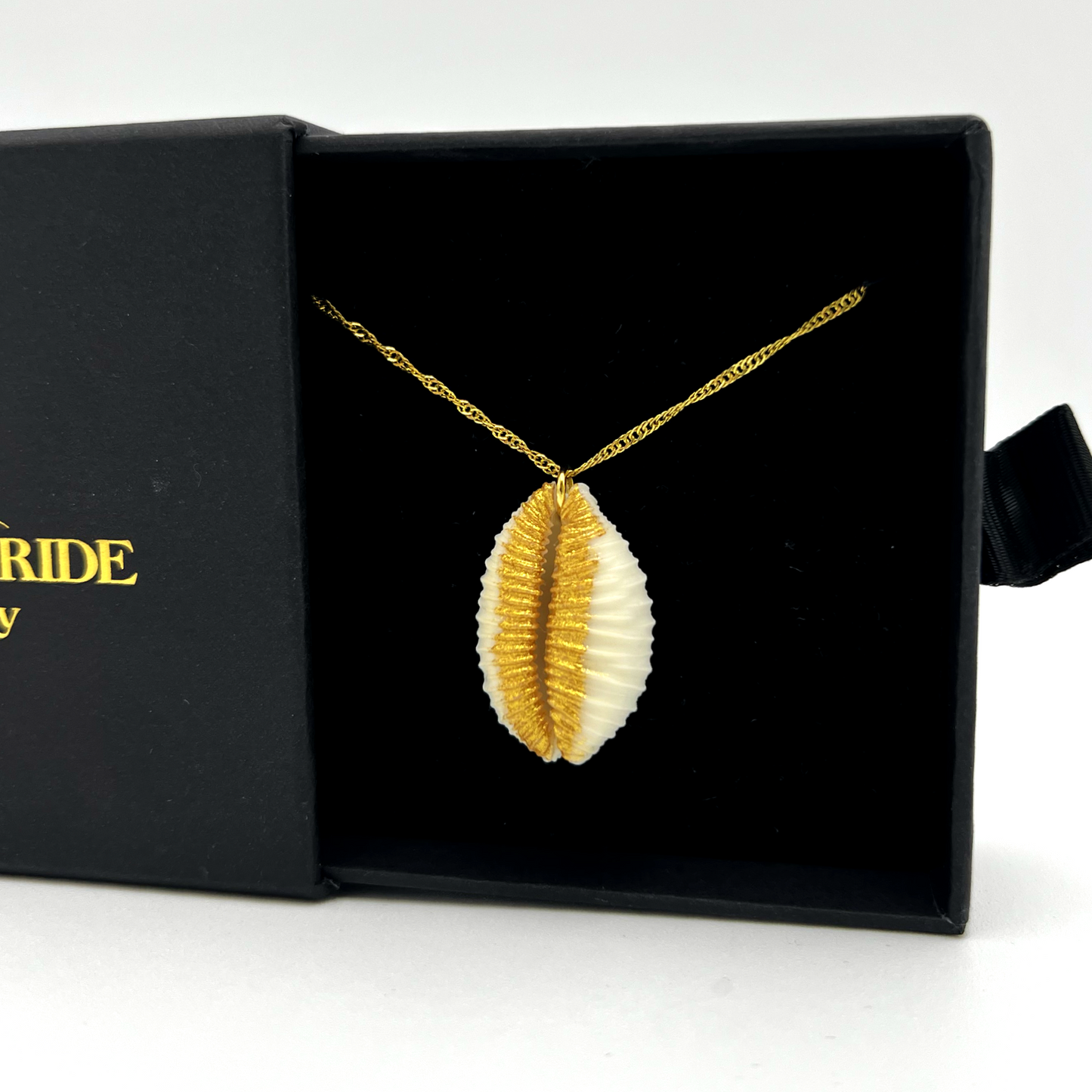 Golden Cowrie Necklace