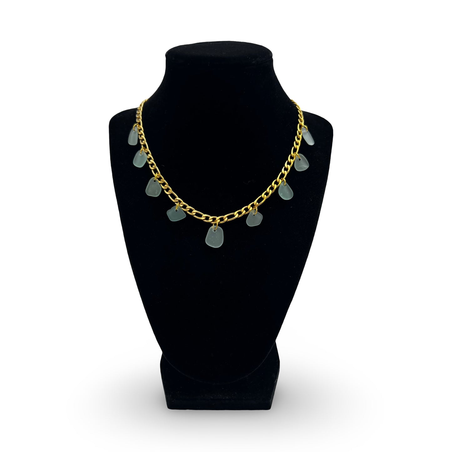 Sea Glass Chain Necklace